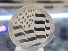 1 oz .999 FINE Silver Round USA  FLAG Silver Eagle BU SILVER Round Encapsulated