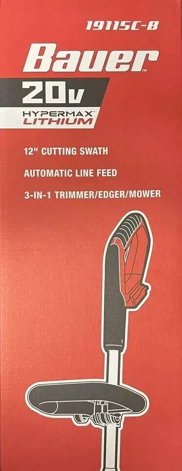 BAUER 20V STRING TRIMMER CORDLESS | eBay