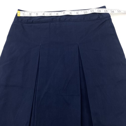 Cat & Jack Girls Size 12 School Uniform Pleated Skirt Stretch Fighter Pilot Blue - Picture 9 of 10