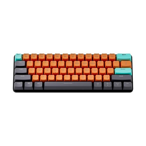 MUCAI MKA610 USB Mini Mechanical Gaming Wired Keyboard Red Switch 61 Key Gamer f - Picture 6 of 6