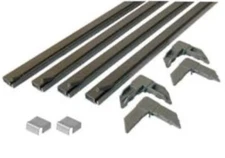 Lot Of (10) - PL7807 Bronze Square Cut Screen Frame Kit, 5/16” x 3/4” X 48"