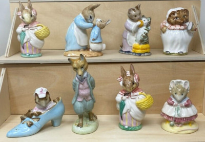 Beswick Beatrix Potter Auswahl verschiedener Figuren
