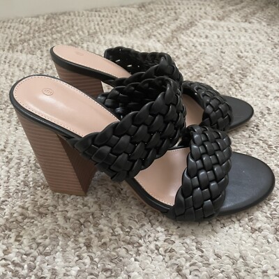 green emerald velvet dress Women's Black Yekm Low Heel Stone Evening Dress Sandals Shoes