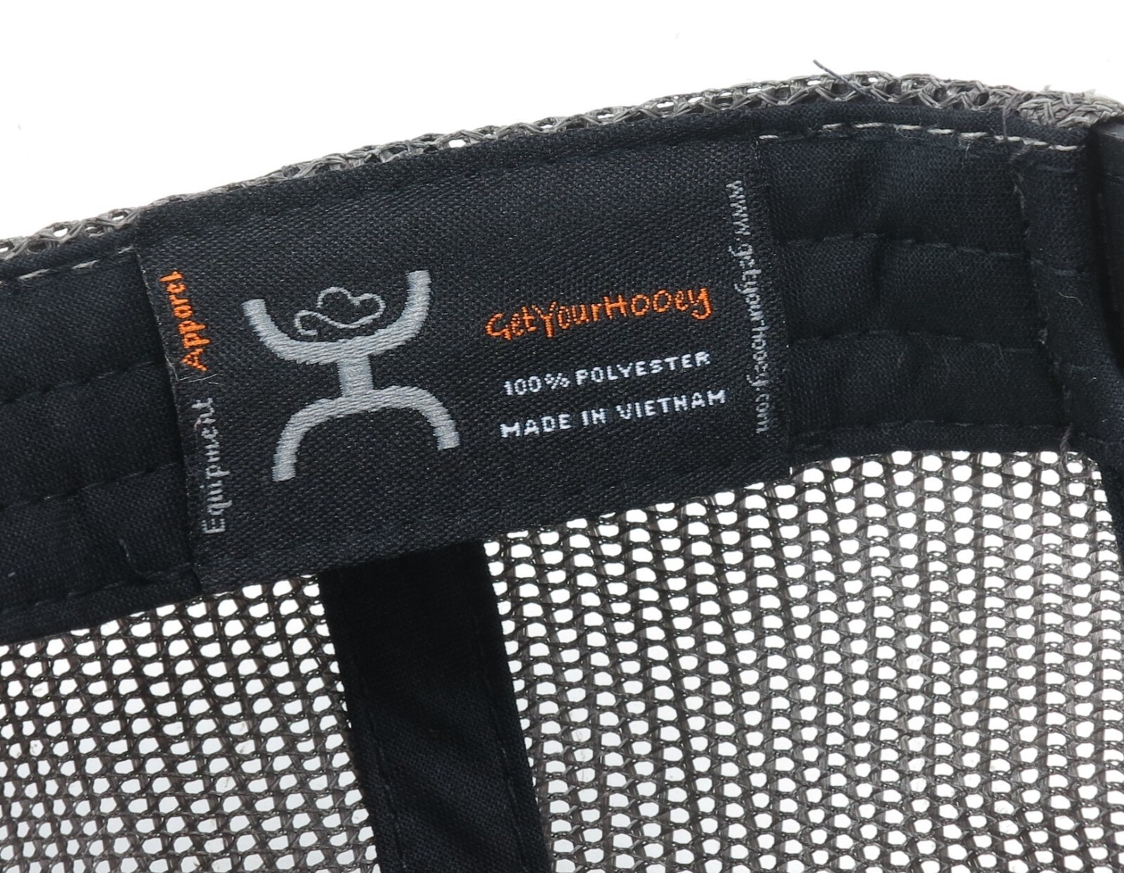 Hooey Hat cap gray black patch snapback mesh back… - image 6