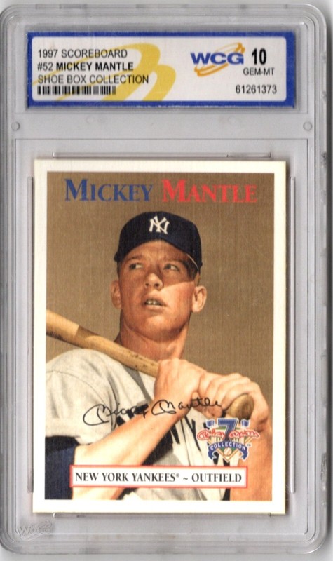 MICKEY MANTLE - YANKEES - 1997 - SCOREBOARD - WCG 10 GEM MT