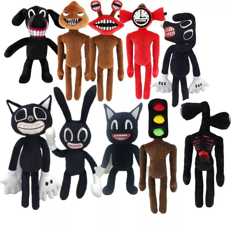 Siren Head Toys, 8Pcs Siren Head Horror Model, Action Figures Toys Siren Head, Cartoon Animal Home Decoration, Monster Cosplay Decorations for Kids Children Birthday Gift