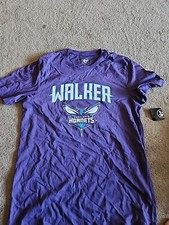 Charlotte Hornets Majestic #15 Kemba Walker T Shirt Size Medium New 