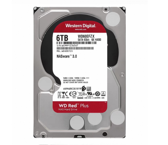 Western Digital WD60EFZX （3.5 HDD 6TB） Western Digital RED WD60EFZX 6TB 128MB Cache 3.5