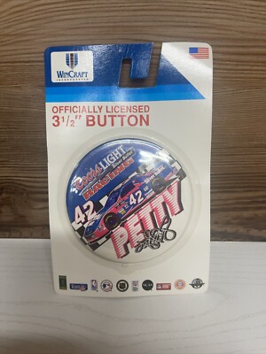 Kyle Petty Coors Light NASCAR Pin Button 3.5 