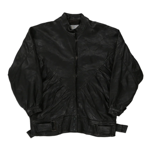 Carbon Pell Leather Jacket - Large Black Leather - Picture 1 of 6