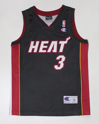 稀少 NBA Reebok ユニフォーム HEAT ウェイド Wade 2XL Mens Vintage Champion NBA Miami Heat #3 Dwayne Wade Basketball