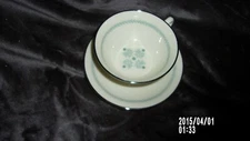 Lenox "Charmaine" Pattern Footed Cup and Saucer/EXCELLENT CONDITION