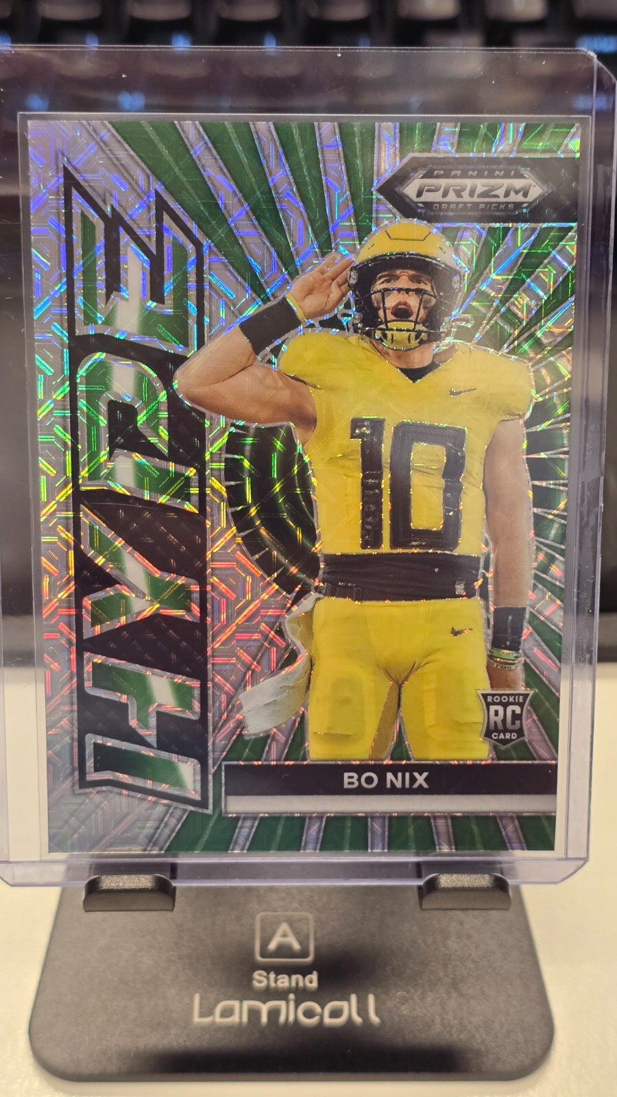 2024 Panini Prizm Draft Picks Bo Nix #HP-BN Hype /25 Mojo Broncos RC
