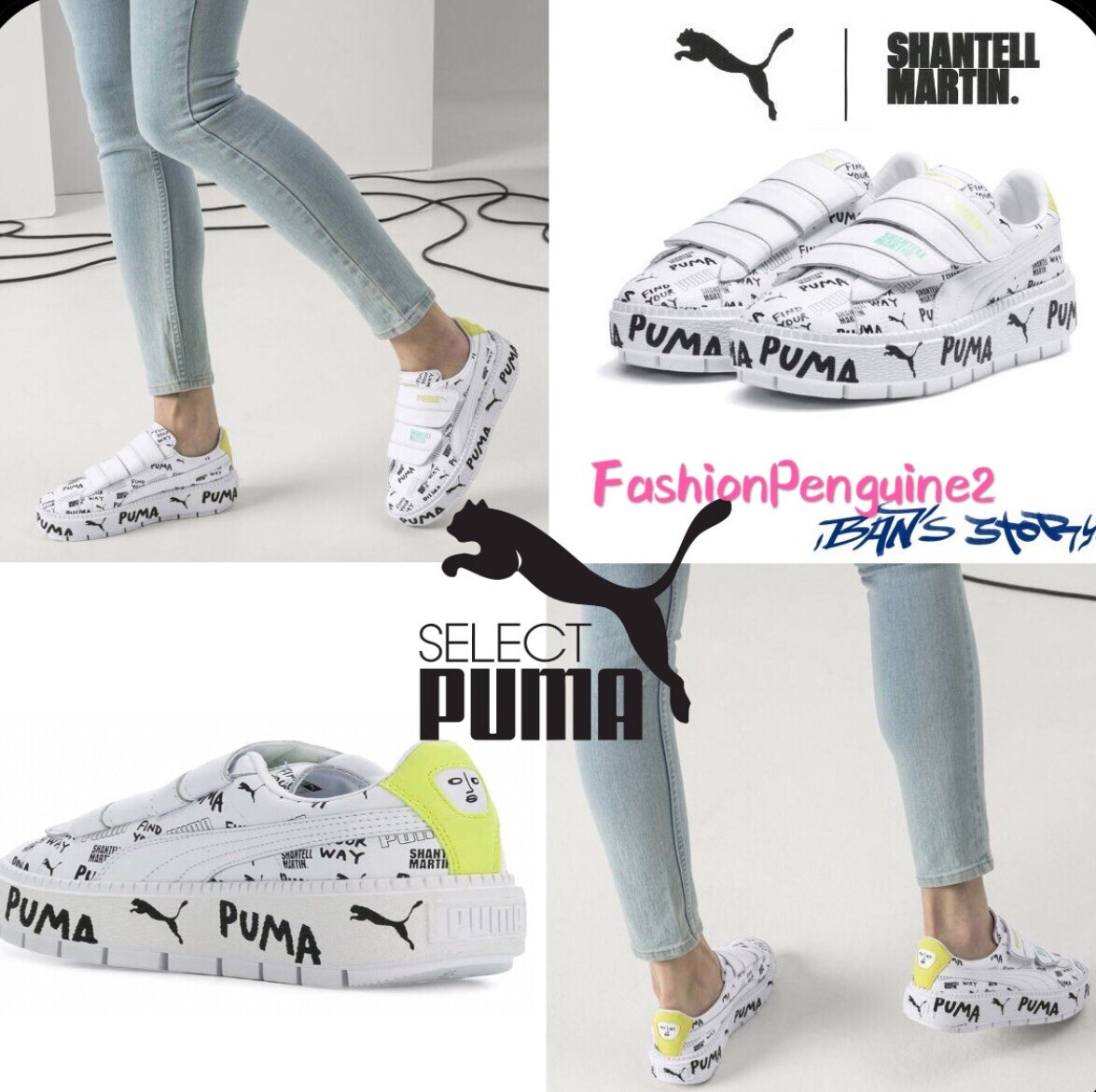 puma x shantell martin platform trace strap