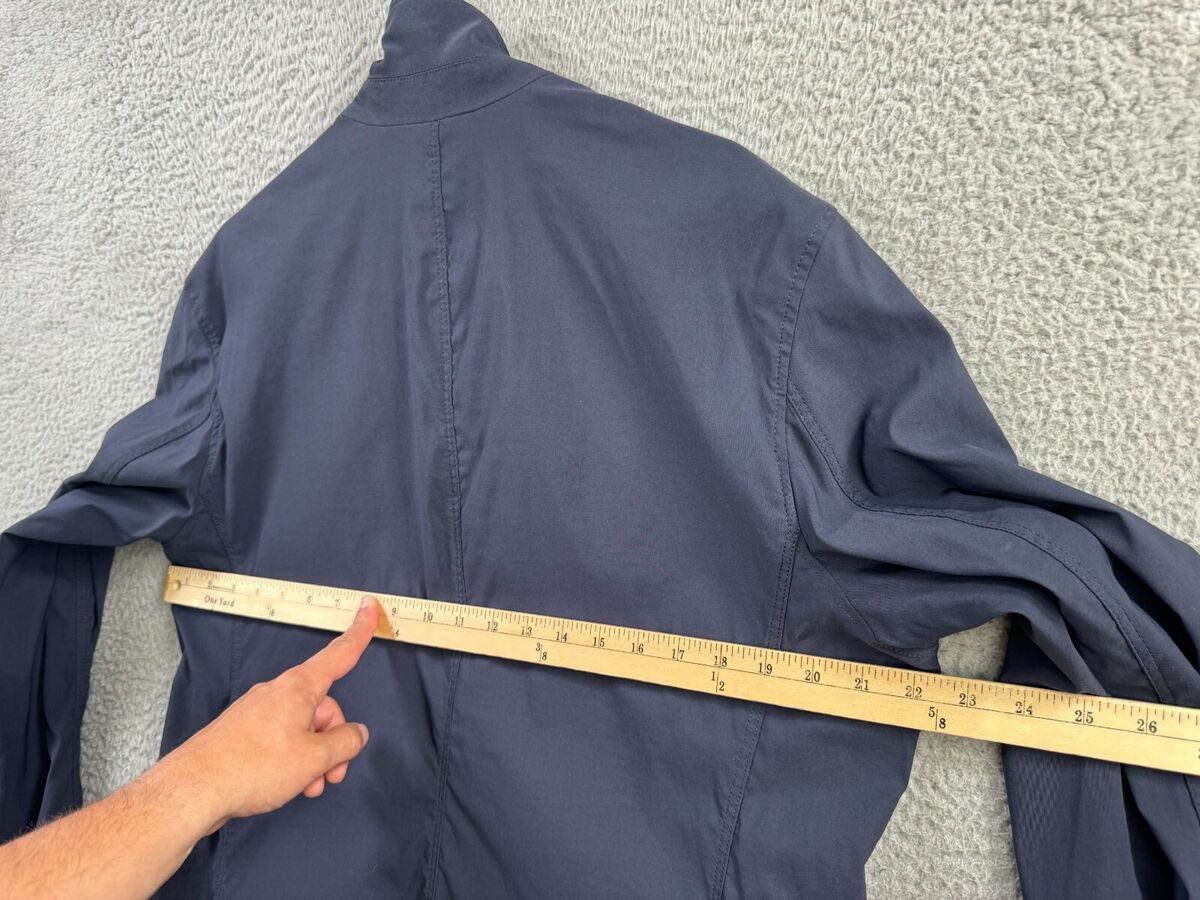 Eddie Bauer Travex Jacket Mens 44 Tall Blue Voyager Blazer Eddie Bauer Travex Jacket Mens 44 Tall Blue Voyager Blazer