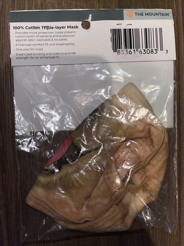 The Mountain Face Mask. Dog Mouth. 100% Cotton Triple-layer Face Mask - Image 2 of 2