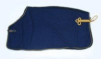 Superb Quality Luxury Show Fleece Rug 60 Navy/goldbinding Superb Quality Luxury Show Fleece Rug 60 Navy/goldbinding