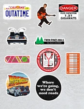 Back To The Future Sticker Pack - 80's Movies
