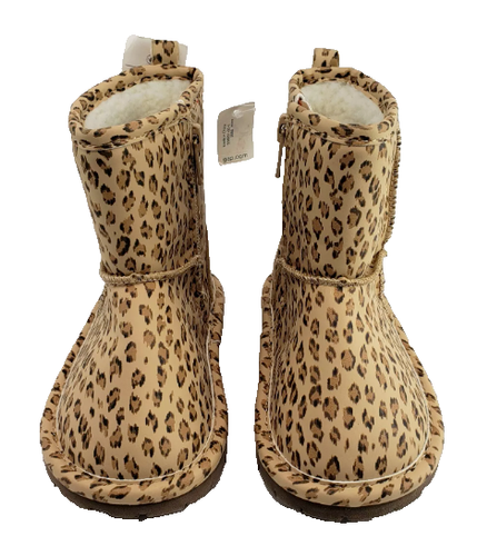 Baby Gap Girls Leopard Boots Sherap Lined Size 6 NEW - Picture 2 of 14