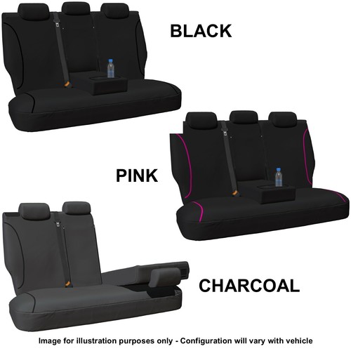 SINGLE ROW CUSTOM 14oz CANVAS SEAT COVER FOR ISUZU D MAX 14-ON 4X4 - Picture 3 of 10