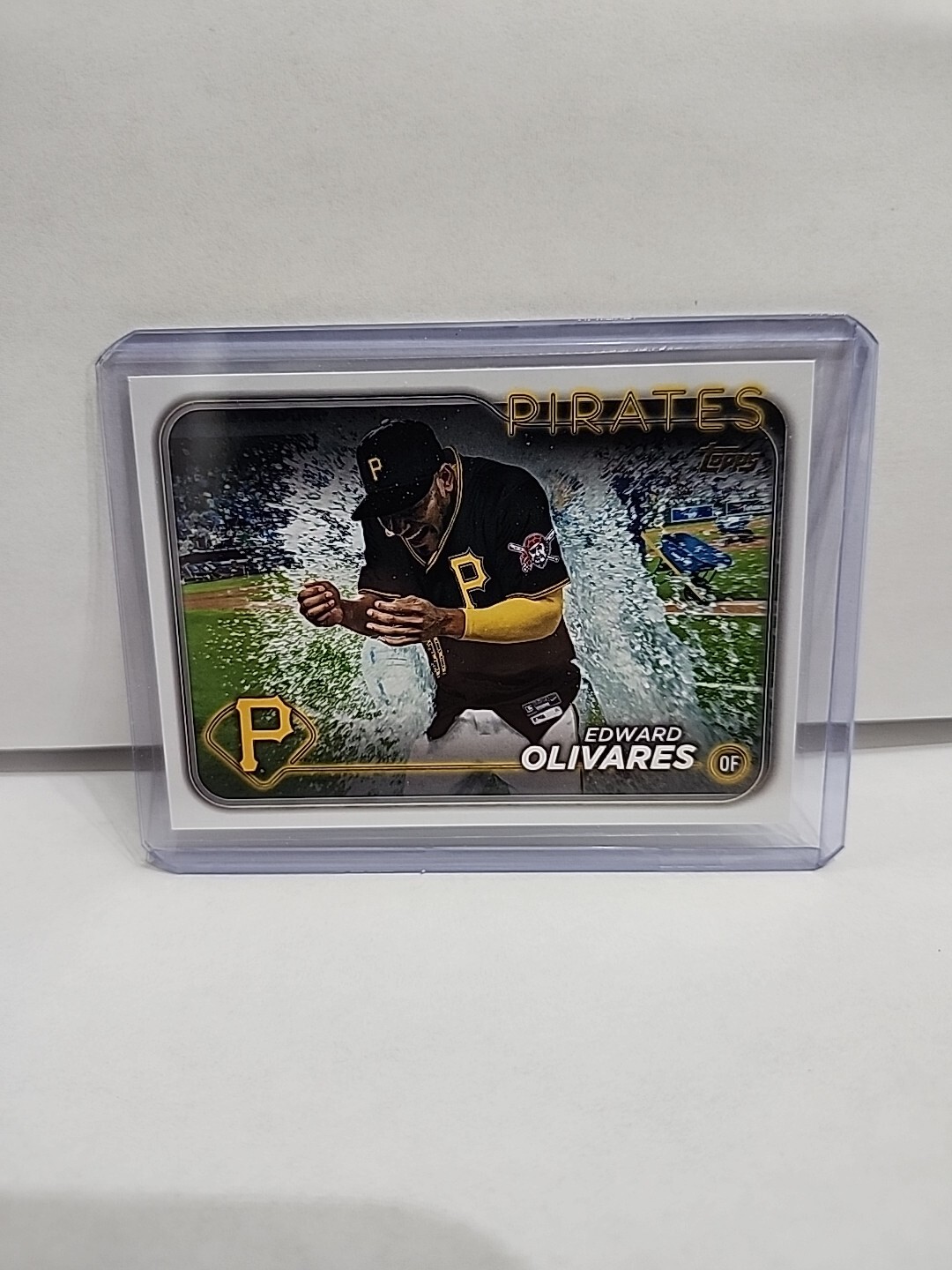2024 Topps EDWARD OLIVARES GOLDEN MIRROR SSP RC Variation PIRATES #527