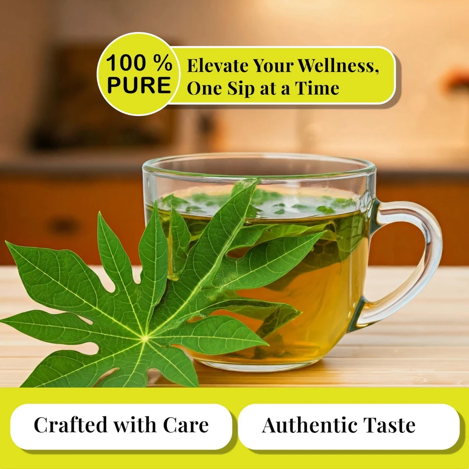 75 bolsitas de té de papaya, té de hojas de papaya, té de hierbas Foto 4 de 4