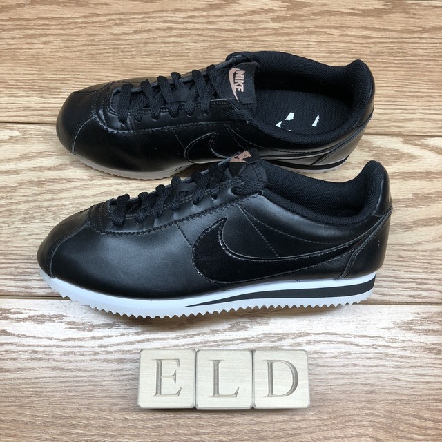 nike classic cortez leather black