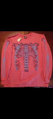 Stussy Rib Cage Reflective LS Tee XL | eBay