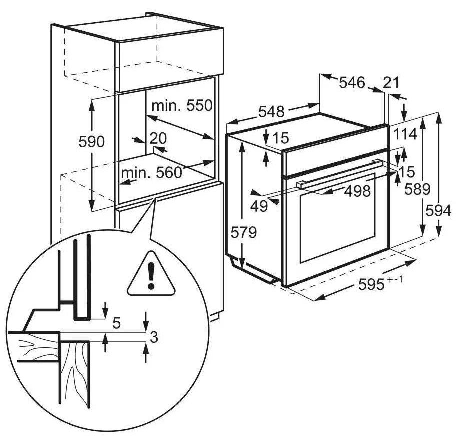 AEG BD740 SV ProCombi MULTI-Dampfgarer Sous Vide Kerntemperatursensor EEK: A+.. - Bild 4 von 4