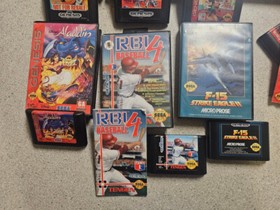 Sega Genesis 7 Game Lot with cases. great titles.