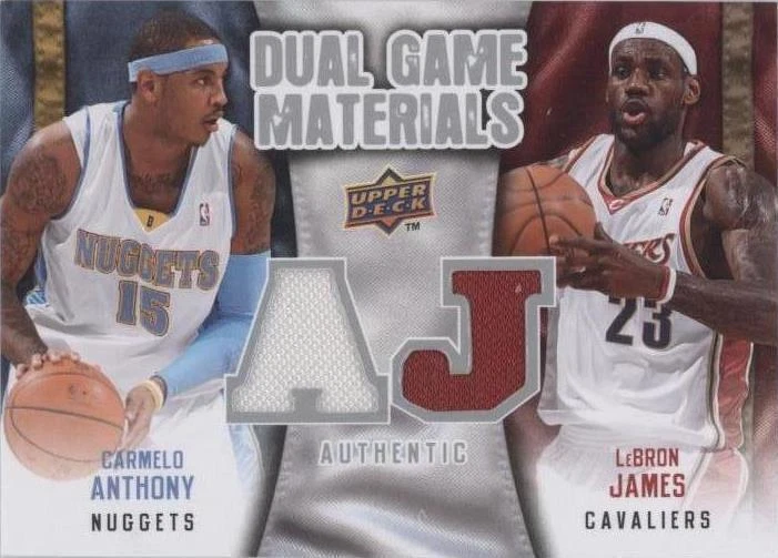 2009-10 Upper Deck - Carmelo Anthony/LeBron James #DG-JA for sale