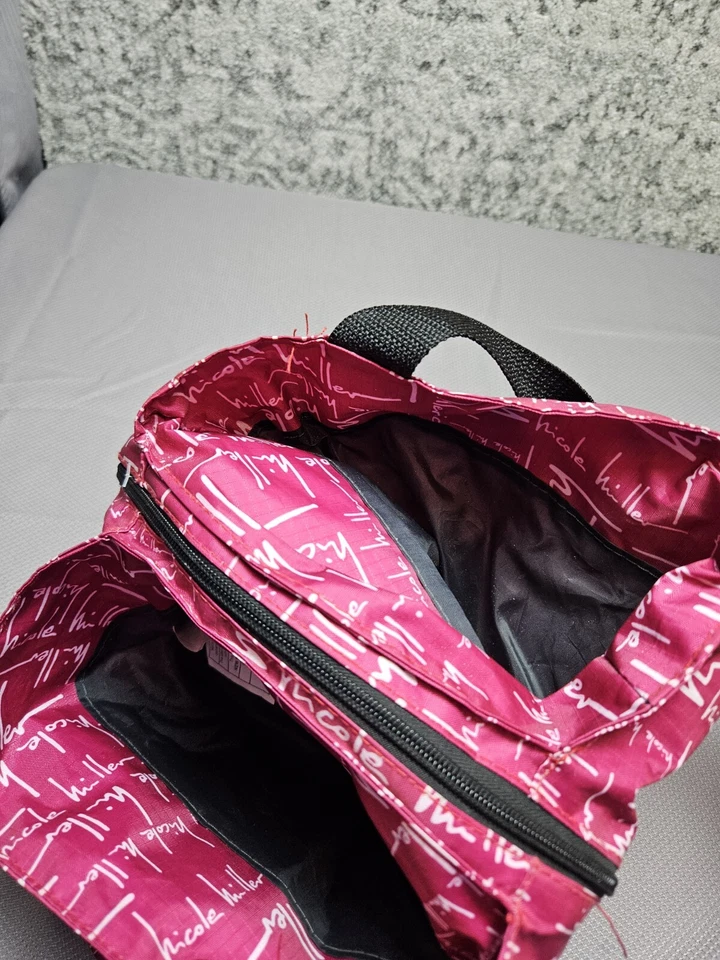 Nicole Miller  New York Insulated Lunch Tote  Cooler Signature Pink 11 Lunch  - Image 4 of 4
