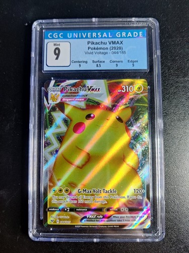 Pikachu VMAX graded PSA 9 for sale on eBay