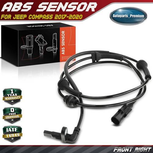 Rear ABS Wheel Speed Sensor for Jeep Compass MK MP 17-22 FWD w/o ...