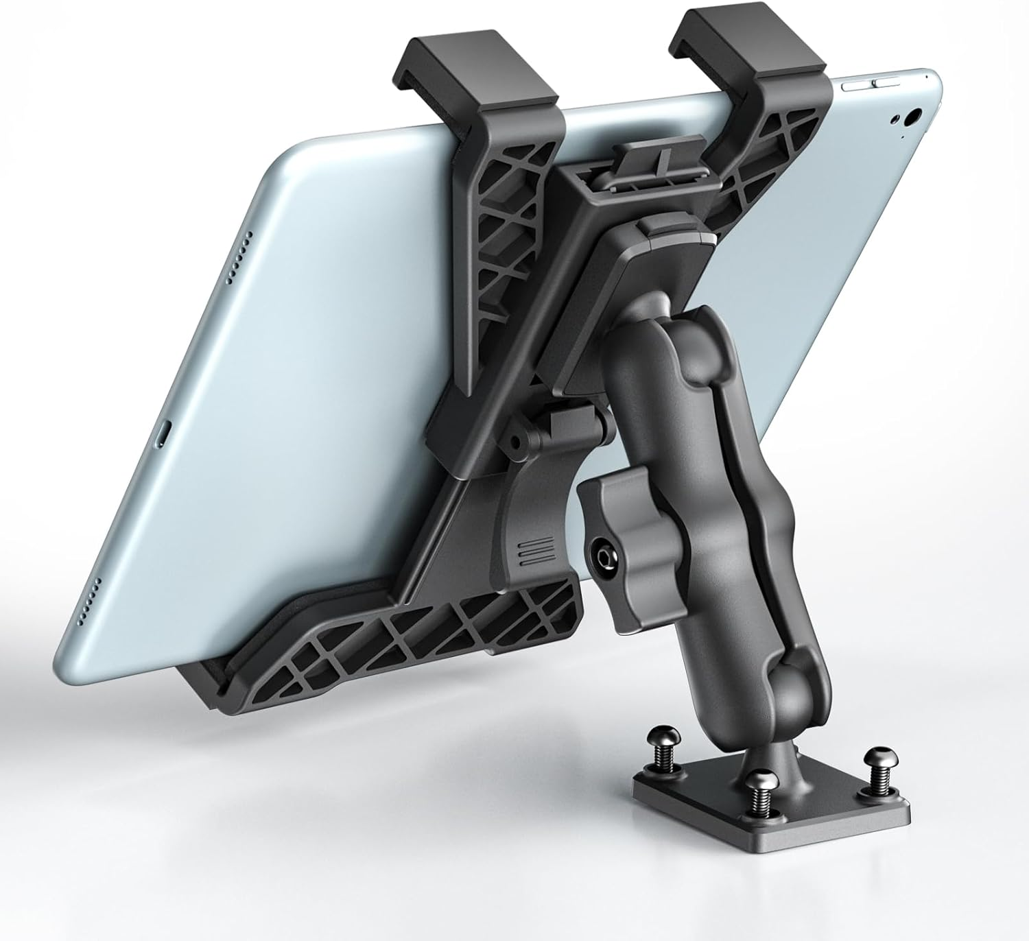 Heavy Duty Truck Tablet Holder with Drill Base for iPad and Mini-image