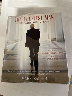 The Luckiest Man: Life with John McCain by Salter, Mark 20 CDs NEW SEALED