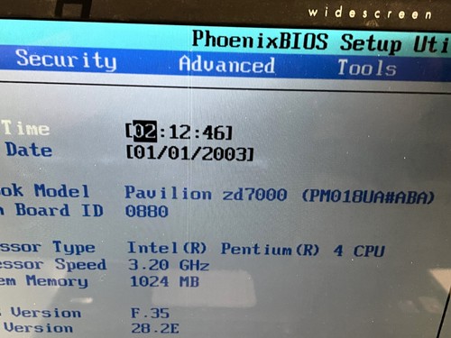 HP Pavilion zd7389cl 17.3" Notebook (Intel Pentium 4 3.20GHz ) Parts/Repair - Picture 7 of 11