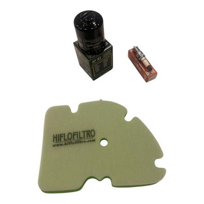 Inspektionsset Vespa GTS 300 i.e. 08 - 23 Ölfilter Luftfilter Zündkerze NEU 