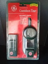 New GE Outdoor Outlet With Wireless Remote Control Timer Switch With 50’ Range