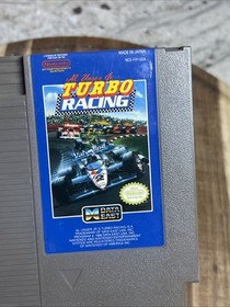 AL UNSER JR.'S TURBO RACING Nintendo NES Game Cartridge Authentic! Tested Works