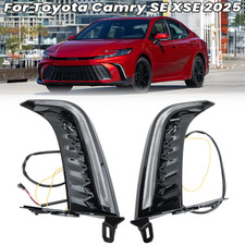 2x Car Led Daytime Driving Running Light Wturn Drl For Camry Se Xse 2025-2026