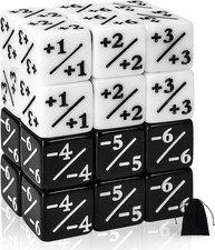24 St&uuml;ck MTG W&uuml;rfelz&auml;hler Token W&uuml;rfel, Glitter Sparkle Dice Set