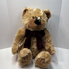 Vintage Animal Alley 13 Plush Brown Teddy Bear Bee On Nose Toys R Us