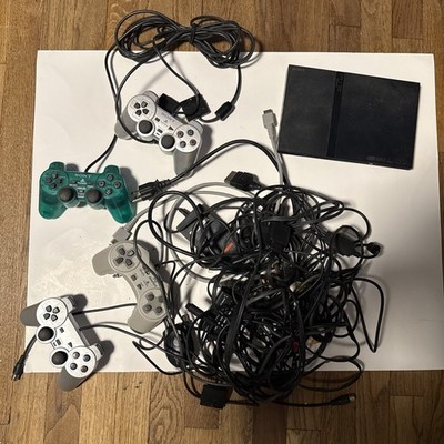 Sony PlayStation 2 Slim Lot Bundle With Extra Controllers Tested