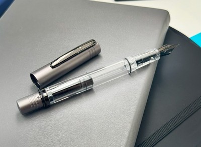 Monteverde Mp1 Coal Grey Füllfederhalter Feder Größenvariation Kolben...