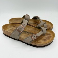 Birkenstock Mayari Brown Leather Sandals Size 36 US 5 Women's