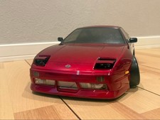 Nissan 180SX 1/10 RC scocca auto drift solo carrozzeria verniciata