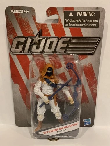 GI Joe Dollar General Storm Shadow Ninja White Hasbro 2011 Exclusive