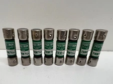 LOT OF (8) NEW OLD STOCK! BUSSMANN 3/10A DUAL-ELEMENT FUSES FNM-3/10