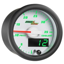 Maxtow 35 Psi Water Coolant Pressure Gauge W Sensor White Dialgreen Led 52mm Maxtow 35 Psi Water Coolant Pressure Gauge W Sensor White Dialgreen Led 52mm